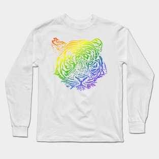 tiger rainbow Long Sleeve T-Shirt